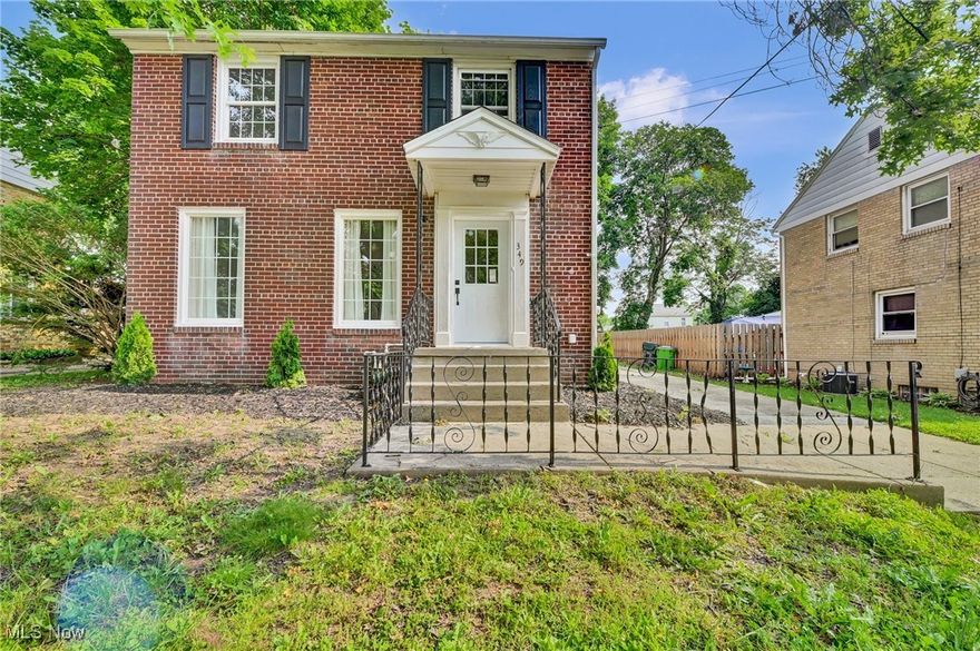 Welcome home to 349 E. Park Avenue! This beautifully updated brick home offers a perfect blend of classic charm and modern convenience. Featuring 3 spacious bedrooms, 1.5 bathrooms, and a 2-car garage, this home is ready to impress. As you step inside, you'll be greeted by fresh, neutral paint and brand-new flooring throughout. The bright, airy kitchen is a true highlight, equipped with sleek stainless steel appliances and bright white cabinetry. Just off the kitchen, the formal dining area offers a perfect space for entertaining, while the separate living room is bathed in natural light, creating a warm and welcoming atmosphere. Upstairs, you'll find 3 generously sized bedrooms and a full bathroom that has been updated with a modern vanity and stylish lighting. The spacious basement provides endless possibilities, whether you need extra storage or want to create a cozy recreation room, home office, or gym. The exterior has been refreshed with a new roof, brand-new window shutters, new front and side door and a new garage door, giving the home a polished, move-in-ready look. The home has been meticulously updated with a brand-new AC unit, upgraded plumbing, and a new hot water heater—ensuring peace of mind for years to come. Don’t miss your chance to own this gem, just one block from Summa Hospital! Schedule your private showing today and envision yourself living in this beautiful, well-maintained home.
