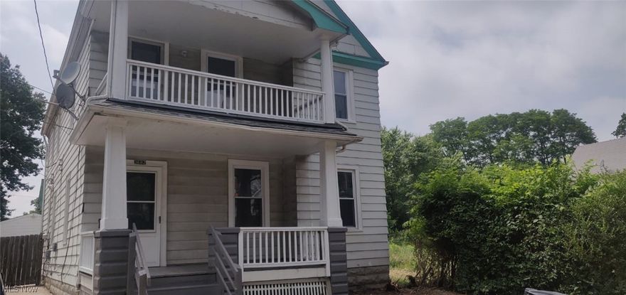 Newly Renovated Upstairs Two Bedroom and Section 8 Ready! New Vinyl Flooring throughout the unit! Updated Kitchen with New Butcher's Block Counter Tops, Freshly Painted including Cabinets. Updated Bathroom with New Shower/Tub, Backsplash and Fixtures! Refrigerator and Stove included.  Large Driveway with Two Car Garage and Fenced in Backyard. Each unit has a large Front Porch to sit and relax. Great location near shops, medical center, stores, banks, schools and so much more! Tenant must pay a non refundable fee of  $49.99 which covers application and background screening fee per adult 18 years of age or older. Security deposit required at the time of lease signing in the amount of $1,197.00. This unit will not last, schedule your showings today.