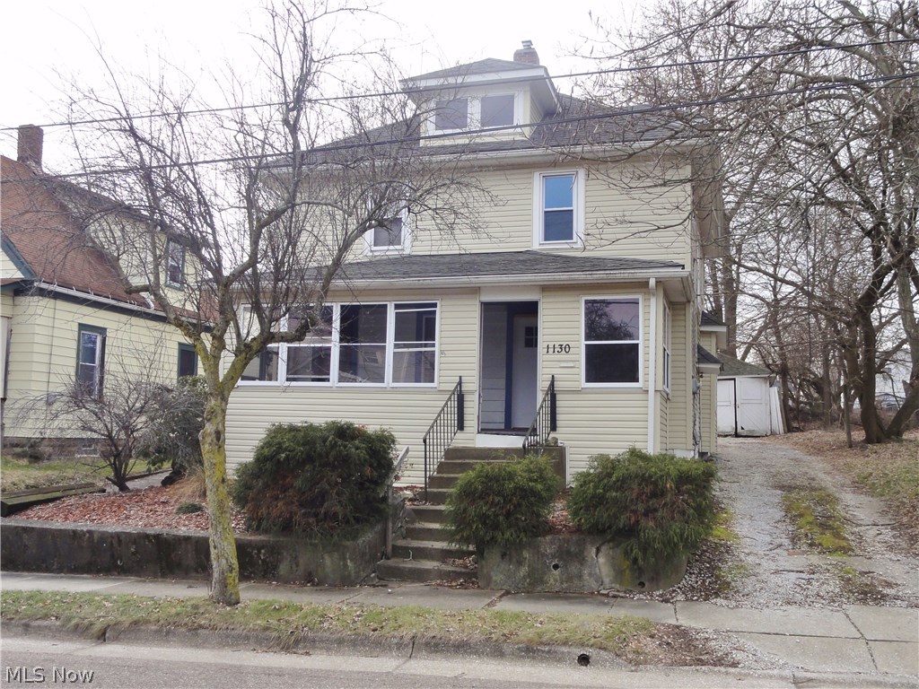1656 sf, 4 bedroom, 2 full bath home. Range, refrigerator and built-in oven. Updated electric and hot water tank. Newer vinyl siding, roof with dimensional shingles and most windows are newer. Interior needs work. Enclosed front porch. 1-car garage.