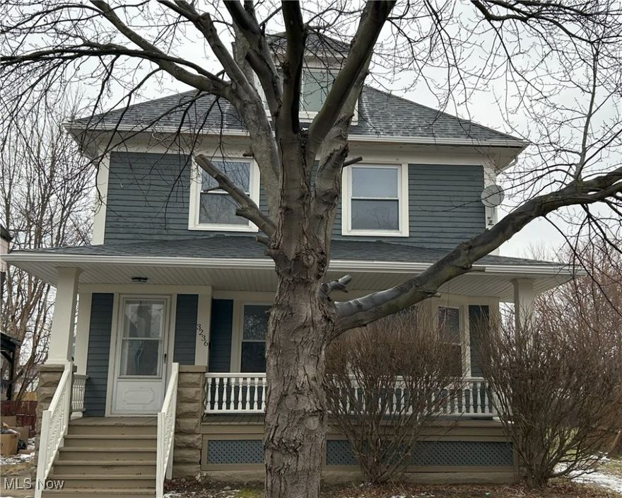 This Beautiful Cleveland Colonial Has Undergone A Complete Remodel And Is Ready For Its New Chapter. Featuring Four Generously Sized Bedrooms And One Well-Appointed Bathroom, This Single-Family Home Offers A Comfortable Living Space Throughout. Step Inside To Discover A Warm And Inviting Interior Where The Main Living Areas Flow Seamlessly To Create A Bright And Airy Feel. The Living Room Features A Large Bay Window, And Decorative Fireplace Flanked By Original Leaded Windows That Add Character. The Dedicated Dining Room Boasts A Built-In Window Seat For Another Spot To Enjoy The Natural Light. The All-New Kitchen Comes Complete With New Cabinets, Tile Backsplash, Modern Fixtures, Granite Countertops, And New Flooring. The Versatile Butler’s Pantry Between The Kitchen And Dining Room Is A Perfect Area For Staging Meals, And Offers An Abundance Of Storage For Cookware, Small Appliances, And Pantry Staples. The Full Bath On The Second Floor Has Been Updated With An All New Tub/Shower Surround, Vanity, Fixtures, Updated Plumbing, And New Flooring. All Four Bedrooms Have Been Updated With Fresh Neutral Paint And New Carpet, Providing A Peaceful Retreat. Outside, The Expansive Front Porch Is Perfect For Entertaining Or Unwinding After A Long Day. Additional Upgrades Include A New Water Heater, New Furnace, And New Garage Roof. Great Location, Close To Major Highways, MetroHealth Campus, Cleveland Metroparks Zoo, Shopping, Dining, And More!