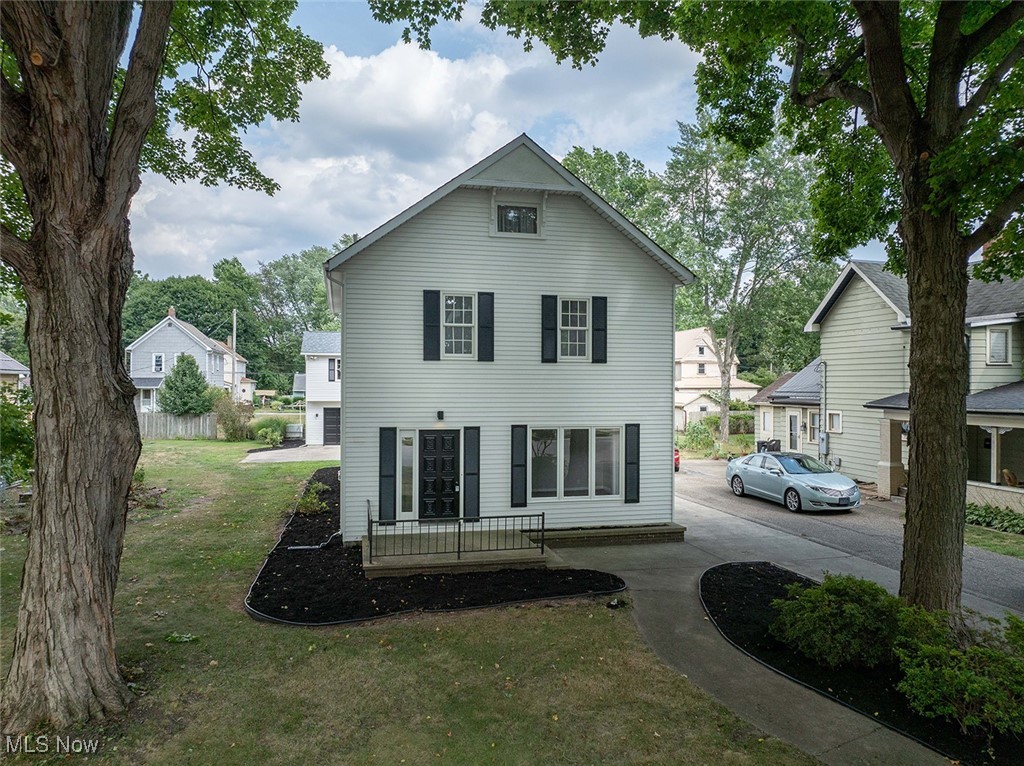 A fully renovated and beautifully designed house within walking distance of the park. Four bedrooms, two and a half bathrooms. Brand new fully renovated designer kitchen. Custom built-ins in the living room. Large first-floor bedroom. 9-foot ceilings on the first floor. New laundry room on the second floor. An additional full bathroom was added to the second floor. New designer hickory cabinets with quartz countertops throughout. Brand new appliances. Fresh paint everywhere. New carpet and LVP flooring throughout. All new light fixtures. New solid core doors. Updates to the electric and plumbing. Large detached two-stall garage with bonus space above. The above bonus garage space includes another half bathroom and a large heated and cooled bonus room with abundant storage. The options for this space are endless!
