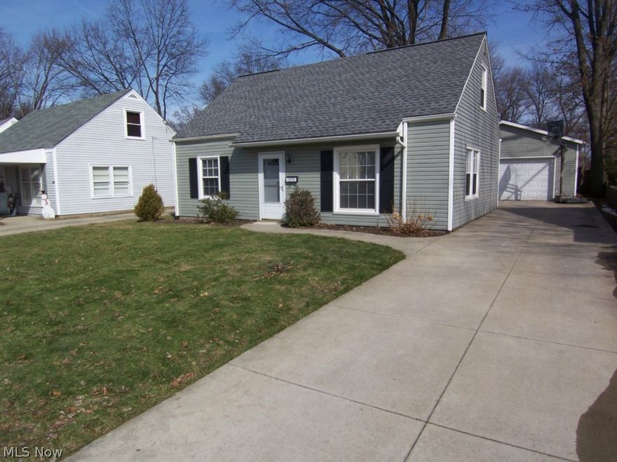 Not your ordinary Cape!! Completely renovated, move in ready. This home has 4 bedrooms, 2 full beautiful bathrooms and a huge 2 car garage. Other updates include: windows, siding, drive way, patio (06), 2 car garage (08), roof, bathroom, carpet (11)