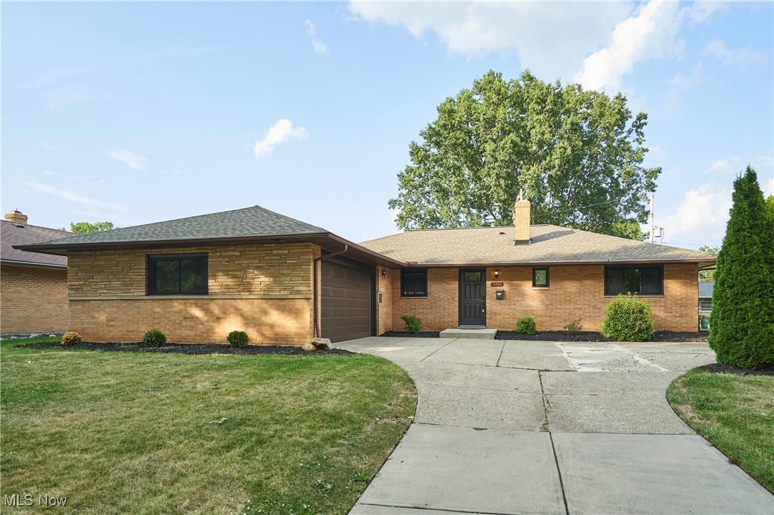 Stunning Open Floorplan Ranch in Middleburg Heights! 3 Bedrooms and 2 Full Baths! First Floor Features an Updated Kitchen with a Center Island, Stainless Steel Appliances, and Granite Countertops! Spacious Eat-In Kitchen and Living room with Fireplace, which walks out to Covered Concrete Patio. Master Bedroom Suite with Tiled Shower and Walk-In Closet! Two Additional Nicely Sized Bedrooms and a Full Bath Complete the First Floor. Lower Level is Ideal for Entertaining, Featuring a Bar, Pool Table, and Additional Living Space. New Windows and Sliding Door! Ceiling Fans in All Bedrooms! Conveniently located near Parks, Restaurants, Shopping, and Freeway! Fabulous Opportunity! Schedule a Showing Today!