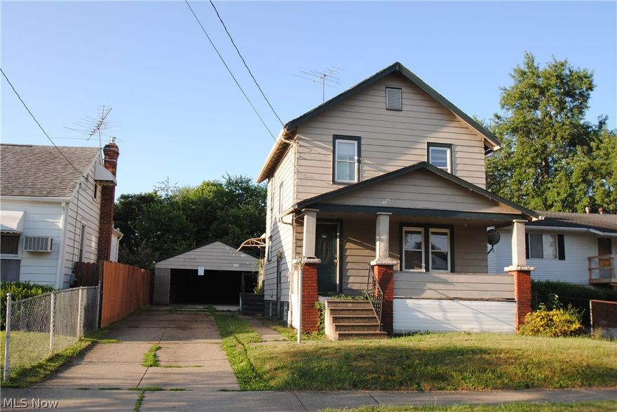 BANK OWNED ….  Fixer Upper Colonial …. 3 Bedrooms …. Basement …. Front Sitting Porch …. Priced To Sell Quickly ….