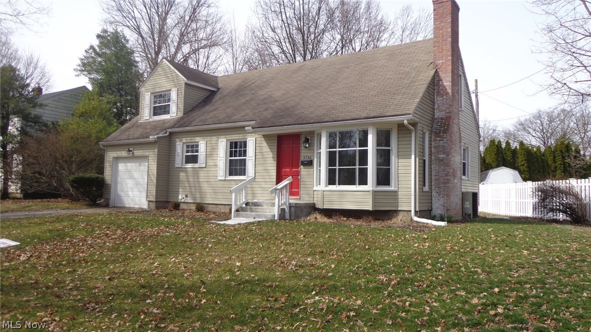 Come on a walk through the beautiful River Estates and see spectacular views of the river front. The family friendly neighborhood is affordable, very close to restaurants, highway access, and the re-developing downtown Cuyahoga Falls area. With over 1900 sq/ft of space in this popular Cape Cod style home and some great updates throughout, you'll find your getting a great home for the price. A unique barn door slider for the downstairs bathroom greets you as you enter the full bathroom complete with tiled tub surround. The downstairs bedroom off this bathroom might also be used as office, sitting room, or media room. The upstairs Master Bedroom comes with a master bath and build in desk/storage cabinetry. Built in desk and cabinetry can also be found in the other upstairs bedroom. Do you have Dog's that likes to get muddy? After playing in the yard they can come in the back mud room/laundry which features a large walk in shower which can be used to rinse them down. This shower also has