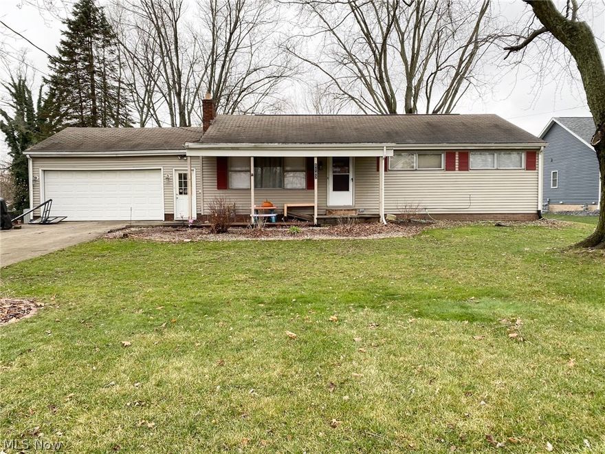 Great location. All one floor ranch style with 3 bedrooms and 1.5 baths, large eat-in kitchen with oak cabinets. First floor family room with a fireplace, half bath and a separate entrance, could be used as an in-law suite. Wonderful large lot with a spacious backyard. Huge potential. Plain local schools. 2 car attached garage. Partially-finished large lower level. Being sold as-is. Needs some work. Priced aggressive, won't last.