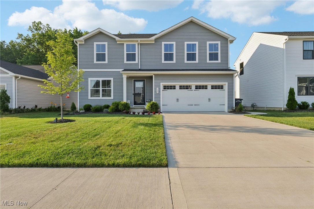 Welcome to this beautifully maintained colonial in the sought-after River Run Landing community! Built in 2022, this spacious 4-bedroom home offers a main floor flex room perfect for a home office, 2.5 bathrooms, and thoughtful upgrades throughout. The gourmet kitchen boasts granite countertops, premium cabinetry, and stainless-steel appliances. Enjoy luxury vinyl plank flooring on the first floor and modern fixtures in every bathroom.
The expansive owner's suite features a double vanity, a massive walk-in closet, and ample living space for comfort and relaxation. Step outside to a fully fenced backyard with a stylish patio—ideal for entertaining or unwinding in privacy. Ceiling fans throughout and a utility tub in the basement are just a few of the extra touches you’ll appreciate. Nothing left to do but move in and make it yours.