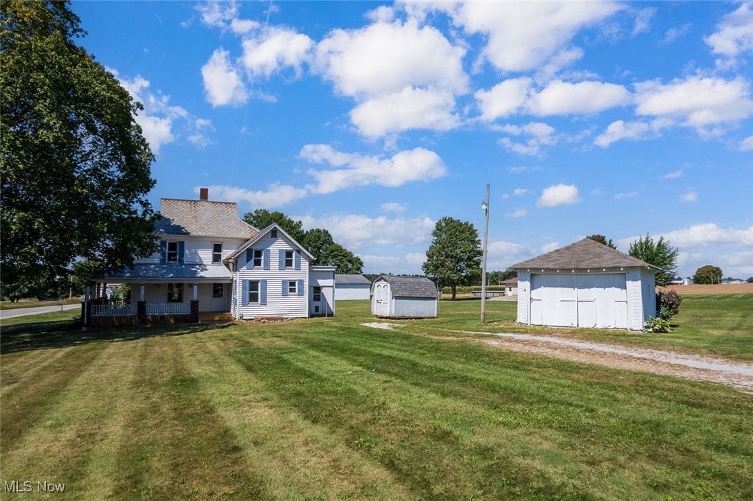 Charming Four bedroom century colonial farmhouse located on nearly 1 acre of country living, including covered
wrap around front & side porch. Country charm preserved throughout home w/ hardwood plank floors, wide original
hardwood trim, solid doors, and many built ins, including china cabinet; 1st floor bedroom w/ french doors, while 3
additional bedrooms upstairs, with master having the convenience of laundry facility in bedroom & additional
attached office/ sitting room/ other room leading into master bedroom. Natural wood work throughout most of home
w/ tons of built in cabinetry in kitchen, dining room & bedroom. Bathroom completely remodeled. Improvement
include: microwave 2025, Hot water tank 2024, front porch resurfaced, basement floor area reconditioned w/tarp, new
sump pump & gravel. 3rd floor walk up attic could be finished to include a teen suite or playroom. Basement walls
were constructed from old barn stones. Septic recently cleaned June 2025
