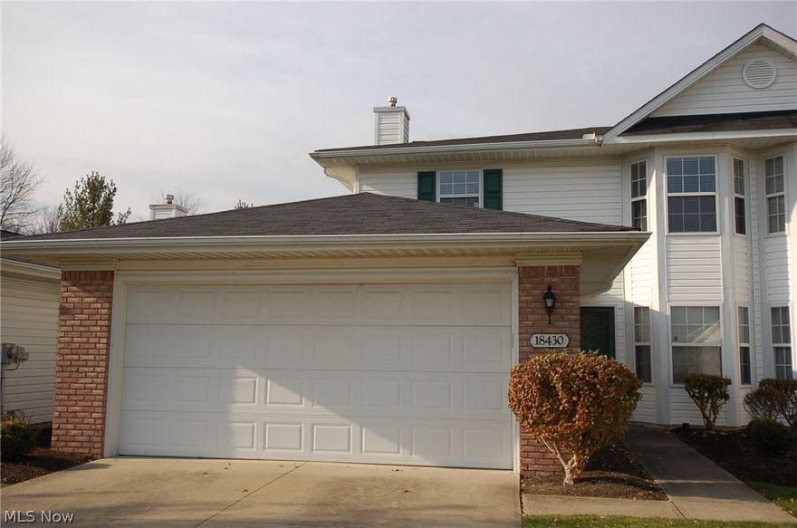 Attached single-family home featuring maintenance-free living! Enjoy this large spacious home located on a quiet cul-de-sac street. This home features a large entry foyer, the spacious eat-in kitchen brings in lots of natural light, lots of counter top space, cabinets, large pantry and all the appliances stay! Living room and dining room are open making a great space for entertaining. Dining room has sliding glass doors leading to the private patio and grassy area. Living room offers a gas fireplace. This home also offers first floor laundry! Large bedrooms are all located upstairs. Both the second and third bedrooms feature two closets. And the owner's bedroom features a vaulted ceiling, bay window, a large closet and private bathroom. Oversized two-car garage and long driveway can accommodate friends, family, and other visitors. All new carpet installed 2016. One-year home warranty included! Welcome home to 18430 Woodhaven Drive!