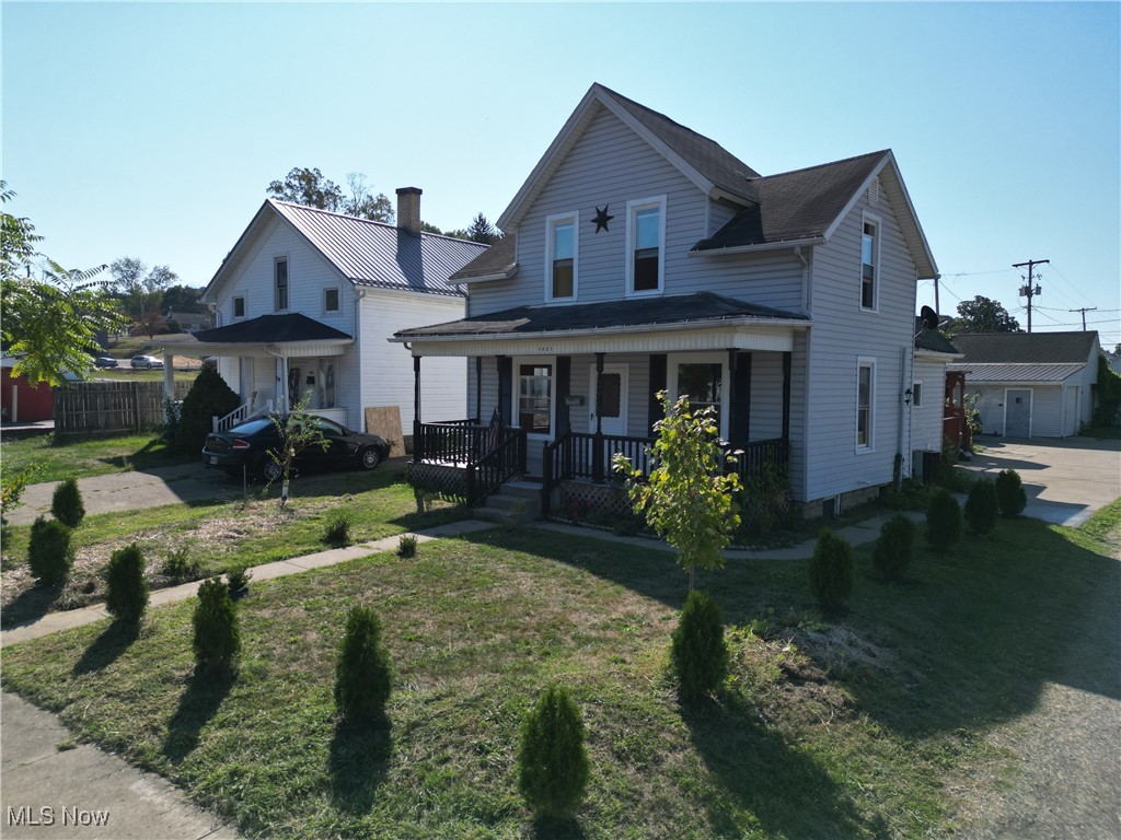 Welcome to 1421 Chesnut Street, a beautifully updated 4-bedroom, 2.5-bath home in the heart of Coshocton! Built around 1900 and offering 1,676 sq ft of living space, this charming home blends classic character with modern updates.
Inside, you’ll find a bright and open layout with fresh paint, new drywall, new flooring, and stunning natural hickory cabinets in the kitchen. The home also features updated plumbing, new wiring, and upgraded electrical throughout for peace of mind. A brand-new full bathroom adds convenience and functionality.
Enjoy a spacious full basement for storage or future finishing, plus a detached 2-car garage. With gas heating, central cooling, and a 5,998 sq ft lot, this property is move-in ready and offers plenty of outdoor space.
Don’t miss your chance to own this beautifully renovated home — schedule your showing today!
