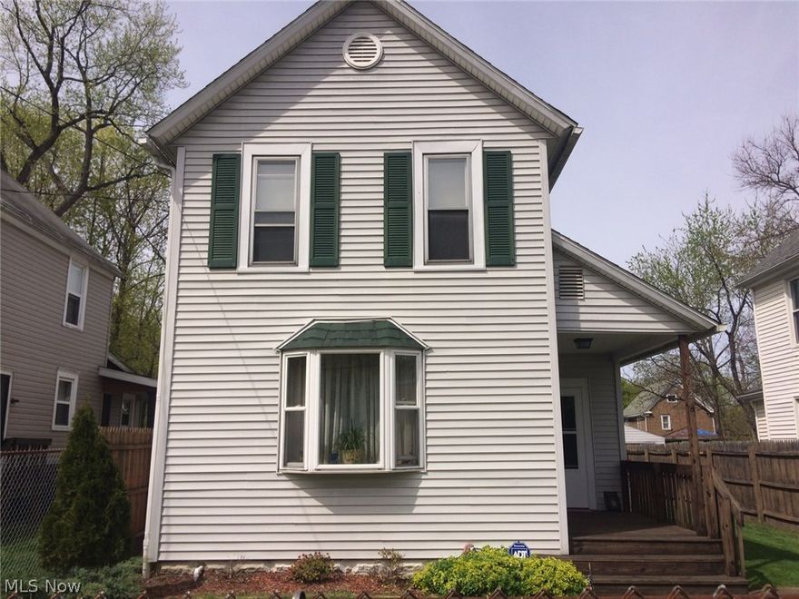 Move right in to this meticulously cared for home!  Spacious home offers an updated first floor full bath and first floor bedroom (used as an office).  Three bedrooms on second floor with a master full bath.  Updated eat-in kitchen and a formal dining room.  Kitchen comes with range, refrigerator, dishwasher and disposal.  Basement has brand new waterproofing system with transferable warranty.  Newer washer and dryer stay!  Upgraded electric, well serviced furnace and a/c plus added insulation. Newer 30 year shingle roof (house and garage)and gutters, updated windows, nice siding and a beautiful porch.  Newer garage with new opener and insulated door.  Beautifully maintained fenced in yard with chain link in front and wooden privacy in back. Home will have fresh interior paint and brand new kitchen floor!  Convenient location, just minutes from the highway.  Call for your private showing today, before it's gone!!