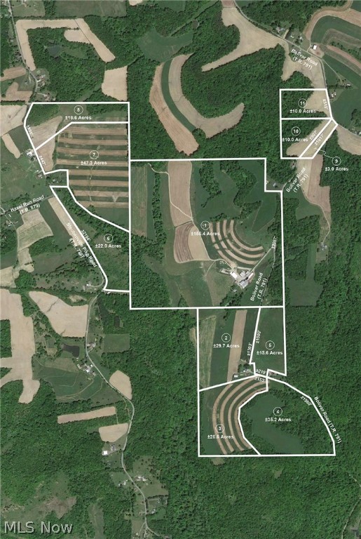 Smith Valley Dairy Farms - 371-Acre Dairy Farm With Improvements & Vacant Land Tracts - Yellow Creek & Washington Townships – Columbiana Co. – Offered In Parcels – Farm – Nature – Hunting Tracts – 50% Gas & Oil Transfer - ABSOLUTE AUCTION, owner retiring from a lifetime in dairy. All sells to the highest bidder on location: SATURDAY – FEBRUARY 22, 2020 – 9:00 AM, REAL ESTATE SELLS AT 10:00 AM. Followed By Equipment, Feed, Cattle. Sale #1 – 348 acres, all adjoining. Parcels #1 through #8 will be sold by the acre choice, the high bidder can take their choice until they are all sold. THIS IS PARCEL #Parcel #8 – 18.6 acres. 2/3 open land balance wooded. Outstanding views. Frontage on Steubenville Pike Rd. - See MLS #'s for other parcels: (1)#4164224, (2)#4164258, (3)#4164273, (4)#4164304, (5)#4164314, (6)#4164323, (7)#4164331, (8)#4164335, (9)#4164345, (10)#4164348, (11)#4164350.
Note: 50% of gas and oil rights to transfer with each parcel. Currently, there are no leases. Some interesting