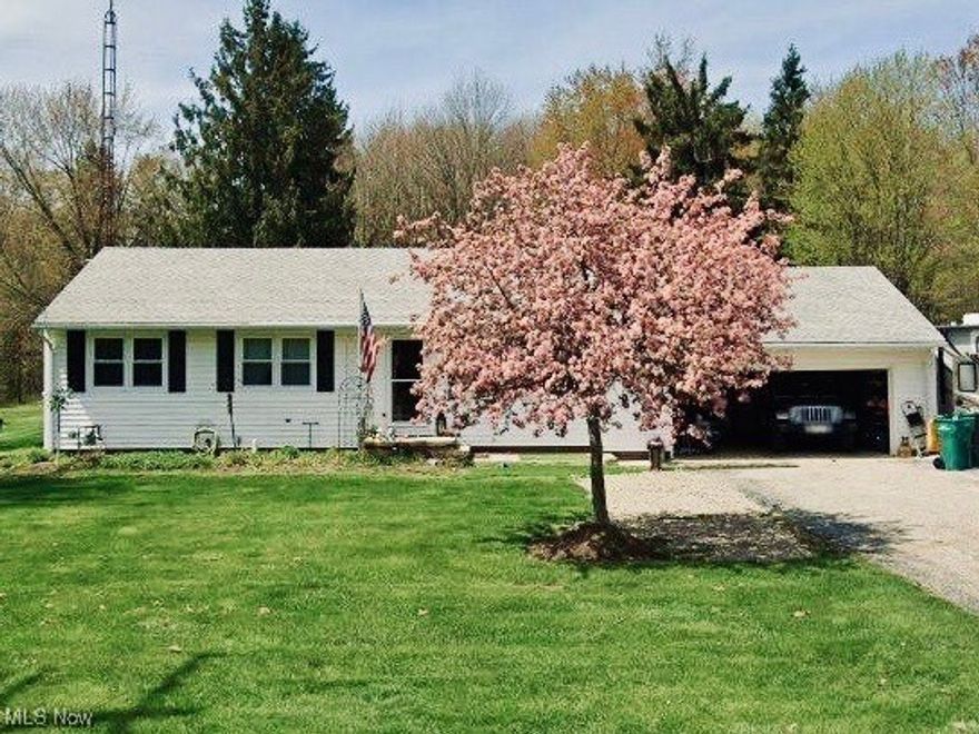 Welcome to this beautiful ranch home in the highly sought-after Chardon area! Perfectly located close to shopping, dining, and local amenities, this 3-bedroom, 2.5-bath gem offers comfort, convenience, and thoughtful updates throughout. One of the bathrooms is handicap accessible, providing added functionality for all. Enjoy the spacious living room that flows seamlessly to a covered patio—ideal for entertaining or relaxing outdoors. The backyard offers a peaceful retreat, while the attached garage includes a 50-amp RV/marine outlet on the north side—perfect for your travel or hobby needs. Additional features include a whole house generator for peace of mind. This home checks all the boxes—schedule your showing today!