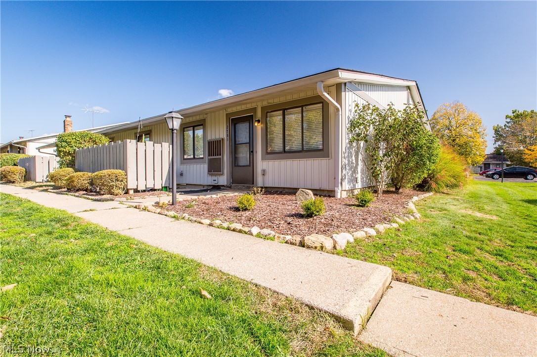 You'll enjoy one floor living in this beautifully updated 2 bedroom condo close to Summit Mall, Sand Run Metro Park, Highways and more! The front entrance leads you inside to the living room with wide plank flooring and recessed lighting that flows throughout the whole home. A dinette sits between the living room and kitchen. Preparing your favorite meals in the updated kitchen will be a joy with plenty room to spread out your ingredients on the granite counters, lots of cabinet space, and stainless steel appliances. Two bedrooms, an updated full bathroom and convenient 1st floor laundry room complete this amazing condo. The semi private patio, pool and clubhouse provide additional entertainment for you and your guests. All of this plus a new furnace and AC that were installed in 2018. All that's left for you to do is move in! Schedule your showing today and make this your new home!