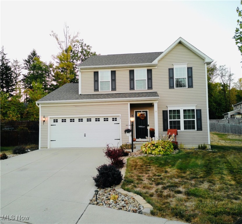 Come take a look at75 Glenwood Cir. in the sought after Tallmadge SD that was thoughtfully crafted for entertaining and family living! This well-maintained home offers an open floor plan with durable LVP flooring throughout the main level. It boasts an eat-in kitchen with a spacious peninsula, stainless steel appliances and walk in pantry. The kitchen also opens to an airy dining room with cathedral ceilings. Or you can indulge in al fresco dining on your custom low-maintenance Trex deck which is equipped with an outdoor TV and multiple outlets for your entertaining dreams. Experience outdoor living for longer months with the installed pergola which includes a louvered roof to shield you from those summer showers, retractable motorized screens for optional added privacy and lighting for quiet evenings. Listen to the tranquil waterfall or watch the fish in your private man-made pond. Then relax at the firepit or jump into the hot tub, complete with a motorized lighted gazebo cover.
With a blend of sophistication and everyday comfort, the current owners thought of everything; even adding automatic lights in the powder room for your guests and in the updated laundry/mudroom, garage and pantry for everyday convenience. Also on the first floor, there is an inviting family room with plenty of natural light. Upstairs, retreat to the generous primary bedroom with custom walk-in closet and en suite bathroom outfitted with a double vanity, large tile shower featuring an upgraded frameless door and double shower heads. The upstairs is rounded out by two bedrooms, a full bathroom and a loft which gives you incredible versatility. If you’re planning on more guests or growing your family, the full basement is another perfect space for expansion with a rough-in plumbing ready for full bathroom.
This inviting home sits on a quiet cul-de-sac and has one of largest lots in the development and is equipped with solar powered Ring Security. Book your showing now!