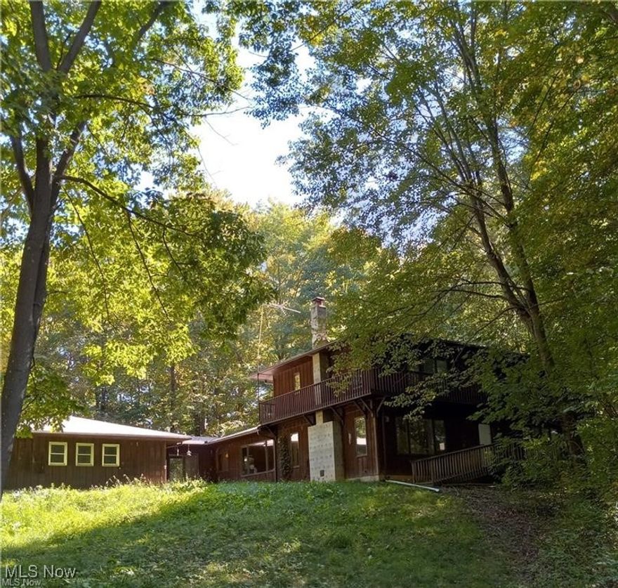 Extremely unique contemporary home for rent on 47 secluded acres in Freedom Township, offering tranquil wooded surroundings, a private pond, and a three-car garage. The first floor features a large kitchen, spacious dining and living areas with a wood-burning fireplace, laundry, half bath, a bonus room, and an owner’s suite with en suite bathroom, while the second floor includes two generously sized bedrooms each with a private bath and a long front-facing balcony. Designed for entertaining, the home is filled with natural light throughout. Tenants will have use of one garage space plus one bay of the two-car garage with parking permitted in front of all garages. No hunting or tree removal permitted; swimming, boating, inflatables, and ice skating are not allowed in the pond, while fishing is permitted for tenants only. Tenants are responsible for maintaining the water softener/filtration system. Pets permitted, $25 monthly per pet. No smoking. Tenants are responsible for utilities, yard work and snow removal. All adult applicants must apply online for credit, background, eviction history. $50 non-refundable application fee per adult applicant. Employment is verified. No third party applications permitted. All Keller Williams Property Management residents have the option to enroll in the Resident Benefits Package (RBP). More details upon application. Please contact the listing agent for requirements prior to applying and details regarding the RBP.