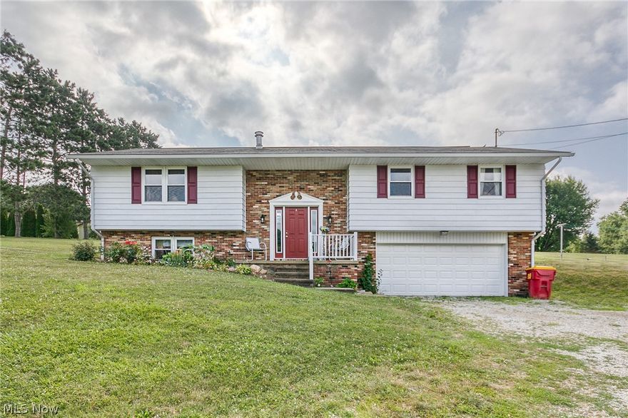 Welcome to 16366 Marvindale! You will love the view this updated home has to offer overlooking the valley in Scenic View allotment. The living room has a large window to enjoy the view and the kitchen has been updated and comes complete with appliances. The spacious bedrooms feature double closets and the master bedroom features an remodeled private bath with a walk in shower. In the lower level you will find a large family room, half bath and laundry room and access to the attached garage. Outside you will find a deck in the rear of the home to relax and enjoy the yard. Other updates include windows, garage door and opener, shutters, lighting, well pipe, wire, and pump, three exterior doors, hot water tank.