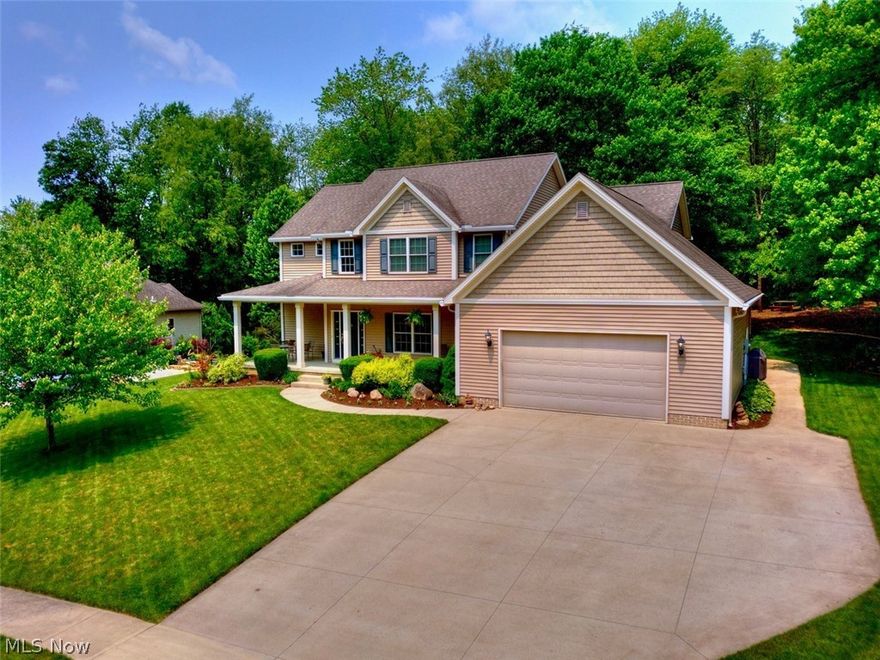 Absolutely stunning home in one of Orrville’s Most desired neighborhoods that features 5 bedrooms, 4.5 bathrooms and sits on a partially wooded lot that is just under an acre! Enjoy all of the great things that Orrville has to offer! Also, only minutes from Wooster. This home was custom built in 2005 and has been Meticulously maintained over the years. Enter through the front door into the foyer and feel right at home. Spacious, fully applianced kitchen that has been recently updated. Beautiful hardwood throughout that flows in to the dining area that also provides access to the deck through the large sliding glass door. The living area features a gorgeous stone fireplace. There is also a bathroom and first floor laundry along with a formal dining area and the 5th bedroom that could also be used as an office! Upstairs you’ll find 3 bedrooms, 2 bathrooms along with the spacious owners suite complete with another full bath! Lots of windows to let in all of the natural light. Additional s