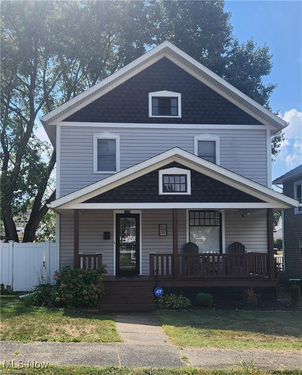 Welcome to your next chapter in this solid home with 3 bedrooms, 1-1/2 baths and a nice-sized garage. The first floor offers a kitchen with stainless steel appliances and a pantry area, formal dining room, family room, & half bath. The second floor boasts a full bath and 3 spacious bedrooms. The full, walk-out basement is clean & dry with a lot of storage space. This property offers a high-tech security system, newer water softener system, and a fully fenced-in backyard. The seller is offering a 1-year home warranty for peace of mind!