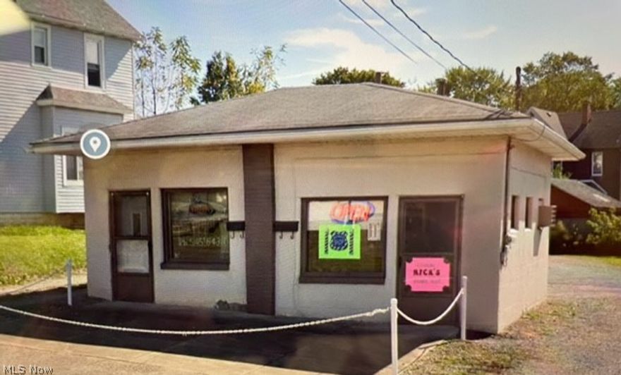 Each side has it's own entrance and half bath. So many possibilities!  Great location and opportunity for your next business adventure.  Call for details!