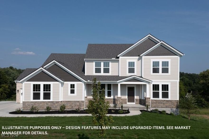 To be built – The Brennan by Elevate by Drees Homes on Sunrise Oval in Brunswick
Hills. Nestled on a private cul-de-sac, this rare homesite offers the serenity of a
tucked-away retreat with the convenience of nearby shopping, dining, parks, and
freeway access. The Brennan blends style and function at every turn. A welcoming
foyer opens to a versatile home office, while the signature Drees Living Triangle—an
expansive family room, gourmet kitchen, and dining area—creates a light-filled
space designed for connection and ease.The first-floor primary suite serves as a
private haven with a spa-inspired bath and generous walk-in closet. A secondary
first-floor bedroom with adjacent bath adds both comfort and flexibility—perfect for
hosting guests or creating a private retreat. Step outside to the covered outdoor
living area overlooking the secluded, tree-lined yard. Morning coffee, quiet evenings,
or weekend gatherings—this is where possibilities unfold. Upstairs, two bedrooms
and a loft offer additional space for relaxation, study, or creative pursuits. This home
also features a 3-car side entry garage and walk-out lower level. You still have the
opportunity to personalize with options such as adding an additional bedroom and
bath to the 2 nd floor, finishing of the lower level with a rec room and media area. The
home offers custom design and modern comfort in a setting that feels worlds away.
Contact the listing agent today for an introduction to the builder and to schedule
your personal pricing appointment.