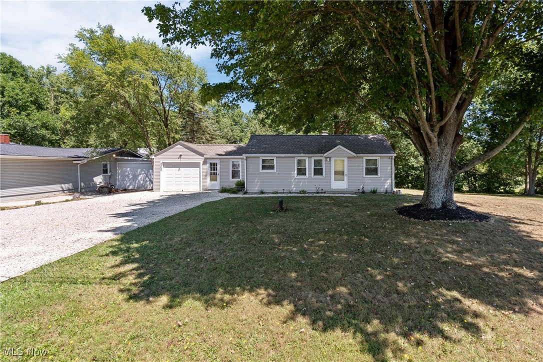 You won't want to miss this cozy ranch home sitting on a 1.35 acre lot. Whether you're downsizing, a first time buyer ,or just want a little privacy. This has it all! 2bd,1ba, a private back patio ,fenced area in back yard and a brand new 10x20 shed plus an additional shed with lean to for lawn equipment, or whatever you desire? Updated Furnace/ Heat Pump, flooring and HW Tank. Just move in and enjoy!