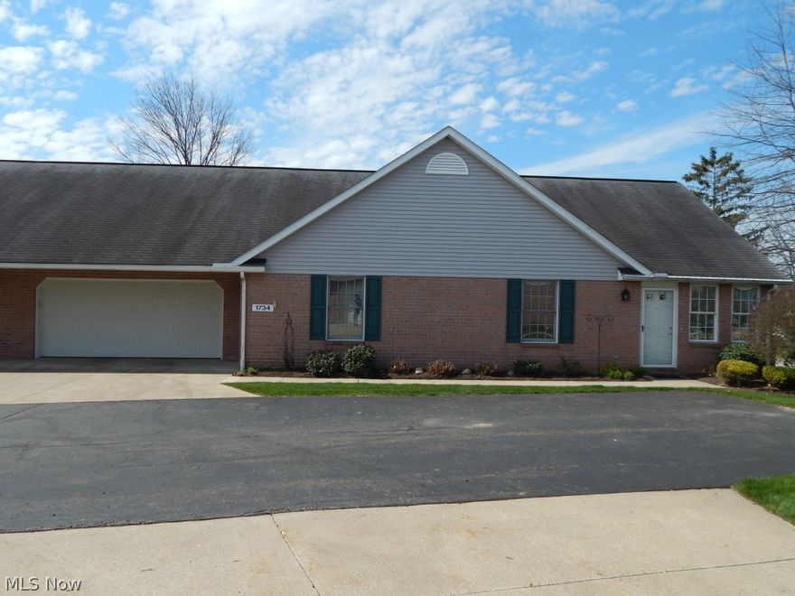 This brick condo is a must see.  This unit has 2 bedrooms and 1.5 baths all on one floor.  The attached 2 car garage has electric, an opener and floor drain.  The 4 season room is a great place to relax in.  The only thing missing from this wonderful condo, is YOU. This is a 55 and older community.  Call today to schedule your private showing.