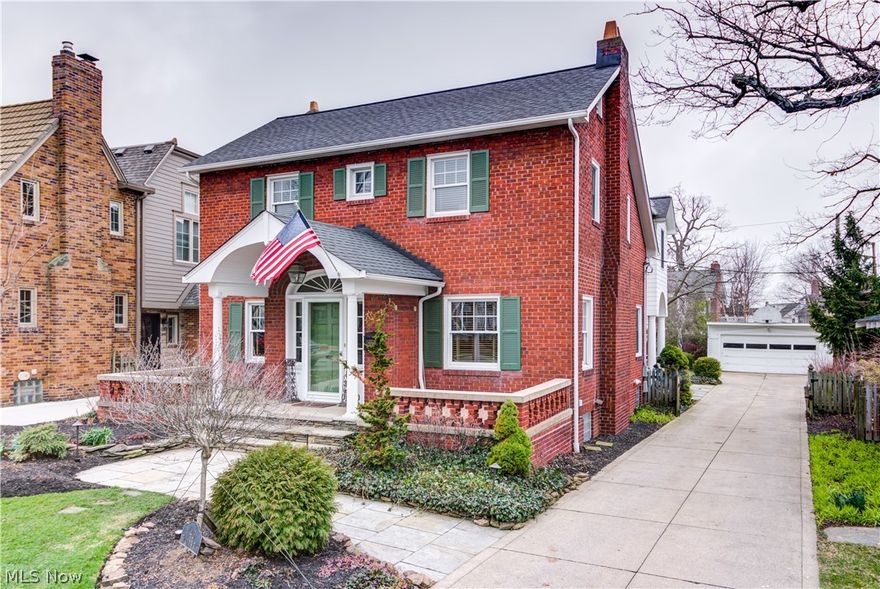 Welcome to 40 Buckingham Road.  Located in the heart of Beachcliff I with views of Lake Erie, this charming center hall colonial blends the best of old world craftsmanship with the updates that appeal to today's buyer.  Rich wood work, built-ins and a beautiful fireplace highlight the front of the home which includes the living room, dining room and a wonderfully appointed home office.  The back of the home boasts a beautiful kitchen with soft close cabinetry, granite counters and stainless appliances.  Adjacent to the kitchen is a huge family room addition complete with a fireplace and plenty of room for the family.  Perhaps your favorite room of the house will be the enclosed three season limestone patio that allows you to enjoy the outdoors without battling the bugs!   A convenient half bath rounds out the first floor.  Upstairs you'll find a huge master suite complete with fireplace, large bath and walk in closet. The second story balcony is accessed from the master suite.  Three a