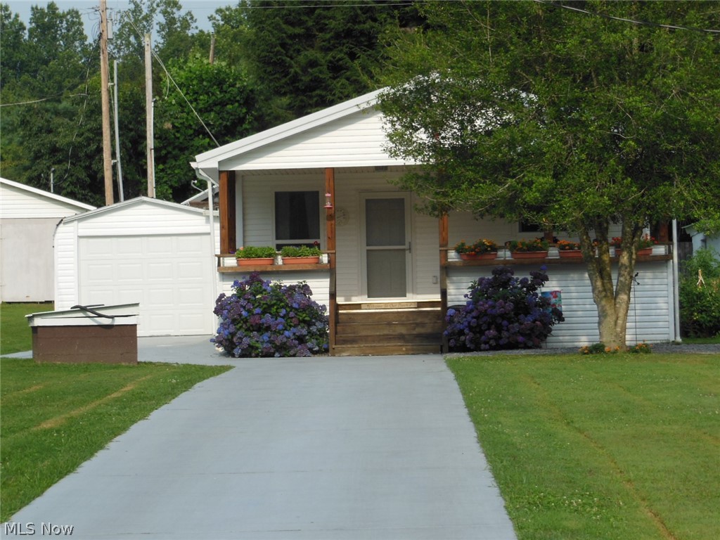 Originally a mobile home that has been renovated, upgraded and added to. Tax records show 1973 model; current owner built addition in 2017. Also converted carport to a garage. Master bedroom and master bath are handicapped accessible. There is a gas connection for heat in the garage (currently no heater). Home has an aerator system plus a septic tank that are shared with 636 Crystal Lake Road. Fees include HOA and maintenance on the aerator. Also, there is a road assessment estimated at $910 payable in three annual installments to provide for drainage and paving a new road around the lake. Trash is deposited in the club dumpster; fee is $100+ annually.