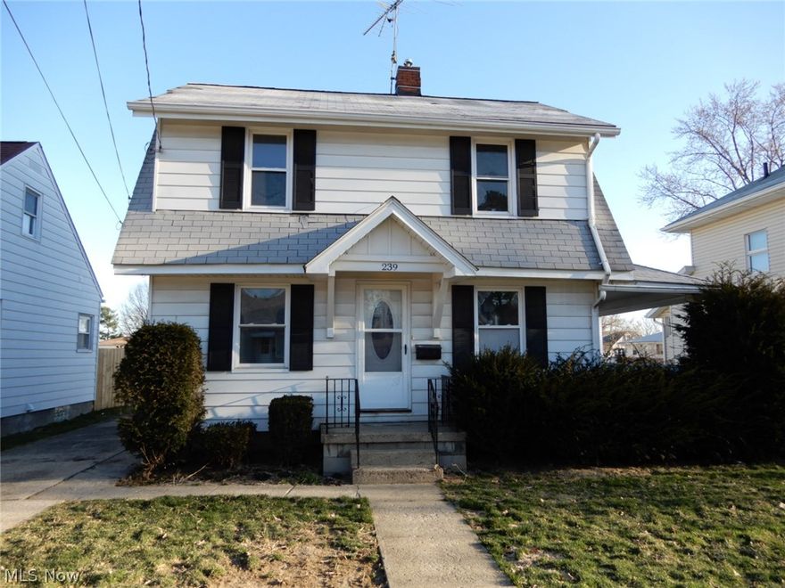 Fantastic opportunity for an investor or potential first time buyer/owner occupant - a chance to build some equity. Nice 3 bed 1 bath falls colonial, nice yard, 1 det garage, full basement.  Needs some cosmetic updating and work, but tons of potential here!