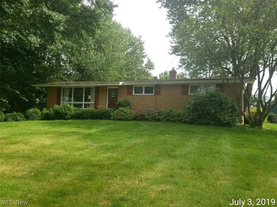 Great opportunity on this spacious brick ranch. 3 bedrooms, 2.5 baths. Updated kitchen with granite counter tops and work island.  Nice family room with fireplace. Large all season sun room  Large rec room in lower level Large heated 2+ car garage with workshop space. Nice fenced back. Has two furnaces and two CAC units due to addition to home.   Owned by Secretary of veterans Affairs and sells as - is. Prior to seller obtaining clear title, title may pass to buyer via Quit Claim deed. Buyer to select their title company and buyer pays all related title, and if appropriate, all transfer costs. property was built prior to 1978 and Lead paint may potentially exist. Buyer or Buyer agent to verify all information. Gas and Electric utilities are on. Cash offers require ten percent earnest money. On acceptance of an offer, Seller provides their own proprietary sale agreement and addendums.  Buyer may be required to have City of North canton inspection and city required repairs completed prio