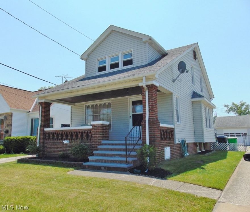 Welcome to this sparkling clean, well cared for western bungalow near the hospital. This home has 3 bedrooms upstairs and a possible 4th on the first floor and 2 full bathrooms. Original hard wood flooring is throughout and all the rooms have been painted within the last year. Most windows, except the front window have been upgraded from the originals and the basement windows have all been replaced with glassblock. This home also has a large eat-in kitchen that has been updated from the original, new flooring in 2004 and new counter tops in 2014.The dishwasher, refrigerator, and range are included. Right off of the kitchen is a pantry and a sun room that has been recently updated to a 4-season room where you can enjoy your morning cup of coffee. The first floor also has a large dining room with charming built-in cabinets, a bonus room that could be used has a 4th bedroom and a bright and sunny living room. The 3 bedrooms upstairs have large walk-in closets and hardwood flooring, and th