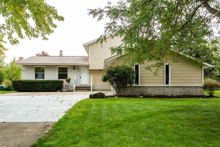 Welcome to 453 Delaware Drive. This beautiful Brunswick 4 Level Split home features a lot of updates and has been completely remodeled. Step into the living room that has vaulted ceilings and stylish wood laminate floors. The open concept floor plan leads you into the dining area. The dining area has sliding doors that venture on into the large back yard. Make your way over to the kitchen that has all new stainless steel appliances,  granite countertops, and all white cabinetry.  Step down to the family room that has new warm carpeting and an entrance to the cement patio.  This home has 4 large bedrooms, all with new carpeting and neutrally painted walls. Also, 2 remodeled full baths. The basement has a vast amount of storage space. The backyard has been fenced in, and has two sheds for all your outdoor storage needs. Attached 2-car garage. 1-year warranty included for peace of mind.