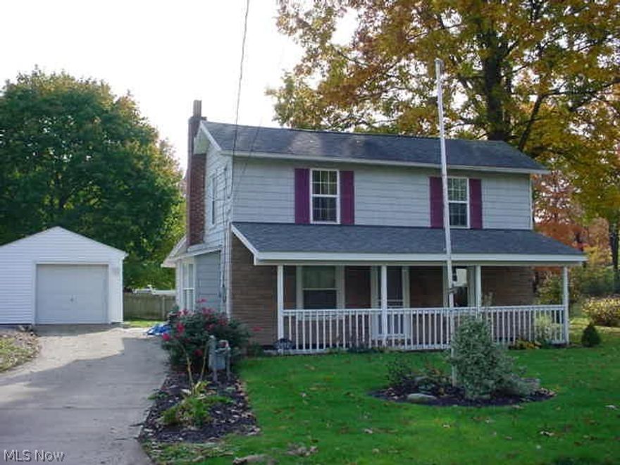 Shows great! All remodeled! 2016 new carpet, 2009 new furnace & AC, 2005-2016 all windows except 1, main roof 2002, front porch added 2013, hot water tank 2016! Rear patio and partially fenced yard! Remodeled kitchen w/refrigerator, stove & dishwasher! 1+ detached garage and concrete drive! Note property goes behind fence and to the side. Insulation added! Bath remodeled 2015! City water & sewer!