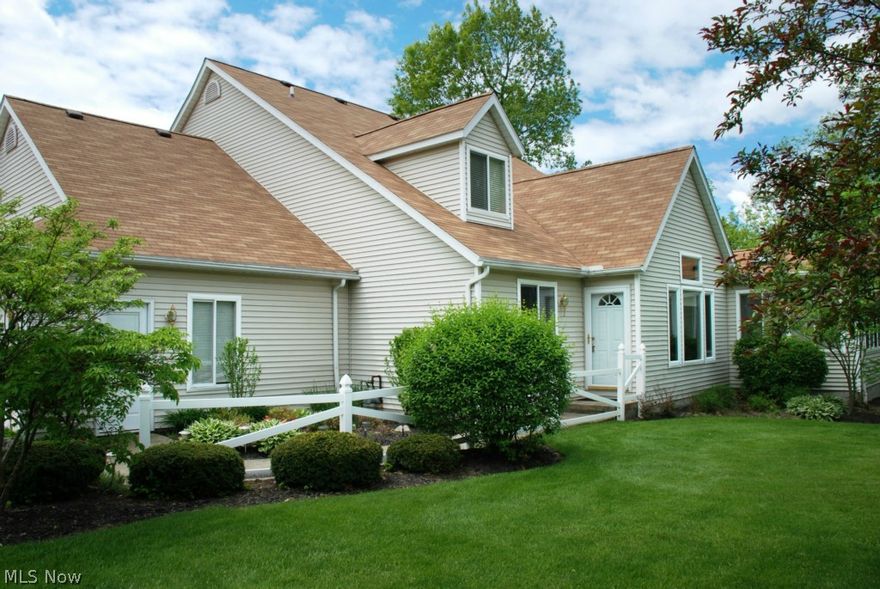 Elegant Shady Hollow Condo. Four Bedrooms, four full baths that have been completely renovated. Located next to large treed common area with deck overlooking pond and wooded ravine views. Lovely variety of well cared for perennials. Upper level offers two full bedrooms, one full bath, and spacious comfortable loft that overlooks great room. Home has cathedral ceilings and  bright sunroom. Lower level has a large family room, office, and full bath.  The entire condo has recently been meticulously renovated and remodeled. Kitchen has new cabinets, desk, granite countertops, fixtures and newer appliances. Great room offers marble fireplace and skylights. First floor laundry, but extra laundry hook ups located in the lower level. Features also include updated fans, lighting, window coverings open staircase, newer ceramic floors on main level, newer carpet on the upper levels. Neutral décor.