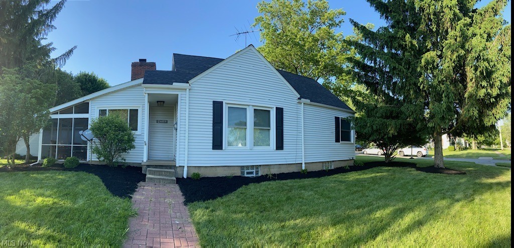 PRIME LOCATION, here at 2609 Valley Rd in Cuyahoga Falls. This rad ranch is located close to Portage Crossing, the Valley and close approximately to several natural parks and still within minutes to highway access. The property includes roughly 900 square feet, two bedrooms and one full bath on a generous sized lot. Neutral color scheme throughout the home. Hardwood flooring, brick fire place and screened in patio leading to one car garage. Upgrades/features include: new backsplash in kitchen, all new stainless steel appliances (2014). bathroom renovated (2012), new roof which included tear off (2016), new furnace & AC (2016), Water Softener (2018), asphalt driveway resealed (2020), and fresh landscaping (2020). Basement also offers possibility to be finished. This property is truly a gem and seeking its new owner! Call/text for your private showing today.