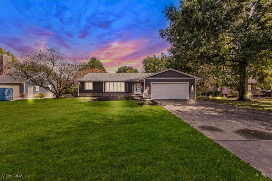 Welcome to this stunning 3 bedroom, 2 bathroom home that has been completely renovated from the inside - out! The perfect blend of quality craftsmanship and modern luxury. Enjoy a peace of mind for years to come with a BRAND NEW roof, siding, fascia, soffit, gutters, and exterior lights. Every element has been upgraded for long lasting beauty plus functionality. Throughout the entire home you will find all new flooring, drywall, interior doors, and trim. Custom open concept kitchen with quartz countertops. You will find top end finishes throughout the entire space. Finished basement with fresh new drywall and flooring. The garage also features new flooring. Literal DREAM HOME! Come check it out for yourself! This one won't last long!