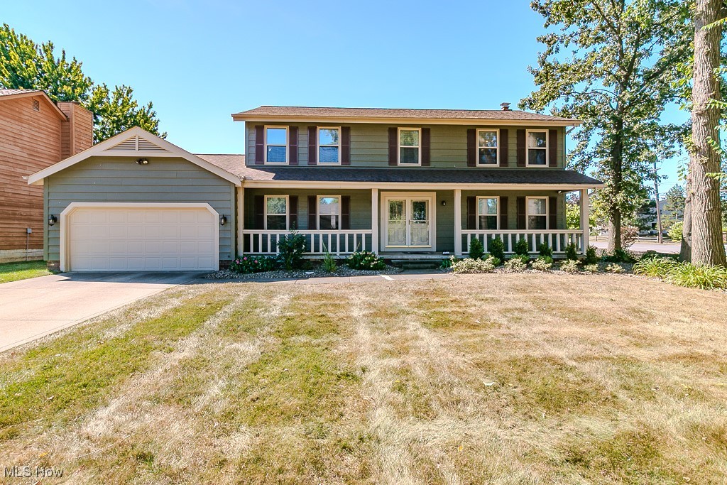 Welcome to this Classic Style Colonial with a fully fenced rear yard that offers much privacy and room to roam. This property has over 2500 sq ft. of living space making a it a good choice and one to appreciate. The beautiful landscape and covered front porch is noteworthy as you approach the property. As you enter you see the nicely laid out and spacious dining, living and family room which showcase the beautiful engineered wood flooring throughout the first floor providing much appeal and easy maintenance. This overall space is perfect for entertaining being adjacent to the kitchen. You’ll love the great views of rear of the property and fully fenced yard from the sunroom as well. The kitchen with breakfast bar seating, has an abundance of cabinets and granite counter space and includes 3-year-old appliances. The dining room offers plenty of room for formal gatherings with your family and friends. In addition, a large but cozy family room (off kitchen) with brick feature fireplace keeps everyone connected. Check out the enclosed sunroom with baseboard heat for those not so warm fall evenings. The home includes a convenient first floor laundry and half bath off the hallway near the garage entry. Upstairs find four bedrooms including the a main suite with walk in closet, dressing area with vanity and ensuite bath with shower. The 3 additional bedrooms are nice in size and include ample closet space. In the finished basement find newer laminate flooring and an abundance of additional living space, a fitness area and/ or play room. Also there is a generous amount of additional storage available in this finished space. The oversized attached garage is unique with cedar paneled walls and a separate workspace or storage while providing access to the rear fenced yard. Enjoy being within minutes to Rt 90 and Rt 2 as well as many options for shopping and restaurants. Also, the Cul-de-sac street and sidewalks are a great benefit. Must see to appreciate. Call today!