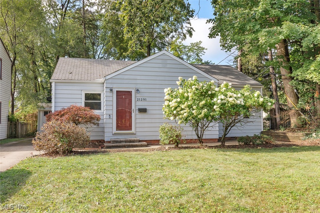 Welcome to 21291 Westwood Ave — a perfect starter home in charming Fairview Park! This delightful ranch-style residence features comfortable one-floor living with three bedrooms and an eat-in kitchen brimming with cabinet space—ideal for meal prep, gatherings, and organization. The well-placed laundry room off the kitchen makes chore days a breeze. Step outside to your fully fenced yard, offering both privacy and security—great for kids, pets, or hosting summer barbecues. With everything conveniently located on a single level, this home offers ease, functionality, and a welcoming layout—truly a fantastic opportunity for first-time buyers.