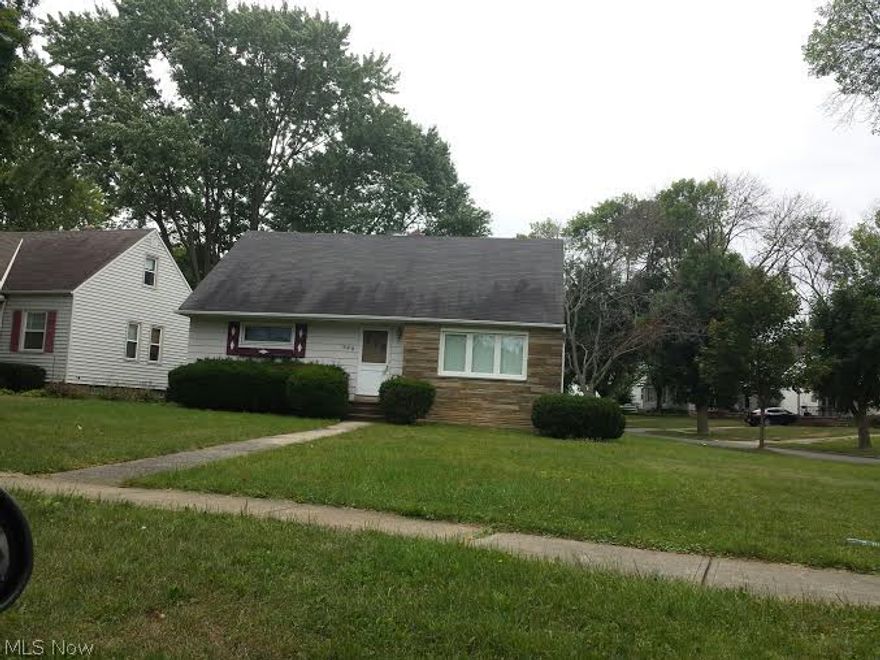 Fantastic starter home or investment. 4 bedroom cape on corner lot offers large rooms and tons of storage. Hardwood floors in all bedrooms, kitchen with eating area and many cabinets. Partially finished lower level with rec room and bar. Second floor has 2 bedrooms a large storage closet that measures 5 x 8 with builtin shelving great for storage and a half bath. First floor living room, eat-in-kitchen and 2 large bedrooms. A must see to truly appreciate! Easy to show call today