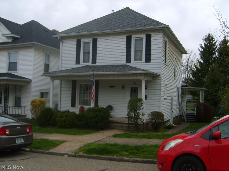 This House had same Owner for over 60 years! Aluminum siding, newer windows and newer roof installed over past few years. One story addition in 1983 has two rooms; one would be perfect for an office while the other is a full bath with laundry hook-ups. There was a new water heater installed in April, 2015. Basement is Full under original two story part and the one story addition has an accessible crawl space. Lots of Kitchen Cabinets as well as some "extra" storage space throughout the house. Dining room off Kitchen and Living room could be used as "fourth" bedroom. Stairway to attic that could be used. Garage is one car with extra room for workshop. Has electric, gas and phone line in place. There is a "Homestead Exemption" of $458.22 annually, which has been added back into the real estate tax for accuracy purposes. There is also a $6.00 Annual Assessment to MWCD that is included in the tax total.