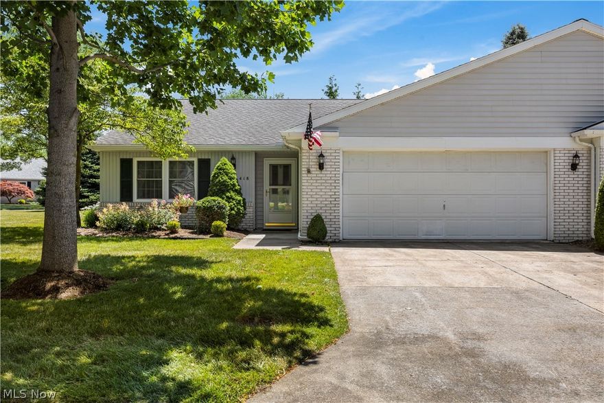 RIVER'S EDGE CONDO!!! Price improvement!
3 Bedroom- 2 Bath- End Unit with a nice enclosed outside patio, with an added awning. UV special made sliding glass doors leading to outside patio.
2 car garage with Nature stone floor. This condo is ready for you and your special touch.
Updated kitchen with Quartz counters. A newer bathroom update.

Enjoy the summers at the Rivers Edge Association Pool and Club House. The Club house is perfect for family gatherings and parties!
Don't wait ! These condos go fast!!
Sold AS-IS.