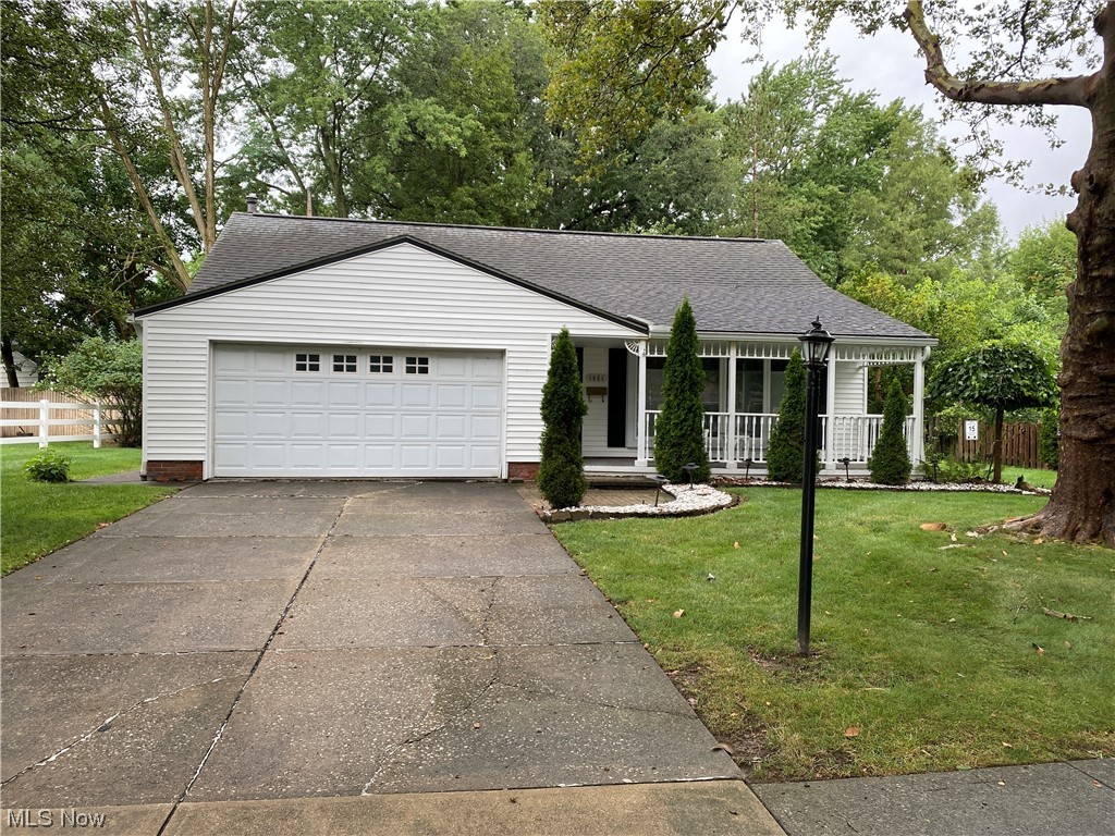 Cute as a button is this darling split level on a quiet tree lined street in Parma Hts. Features 3 nice sized bedrooms with lots of closet space, an extra storage closet, kitchen with all appliances, formal dining, family room with woodburner, spacious laundry room with washer and dryer and first floor half bath. Outside your sliding doors you will love entertaining on your patio in your own little corner of the world with lots of privacy, or you can have a seat on your large front porch for a casual chat. Oh, and you will never be caught in the dark either! You have your own generator!