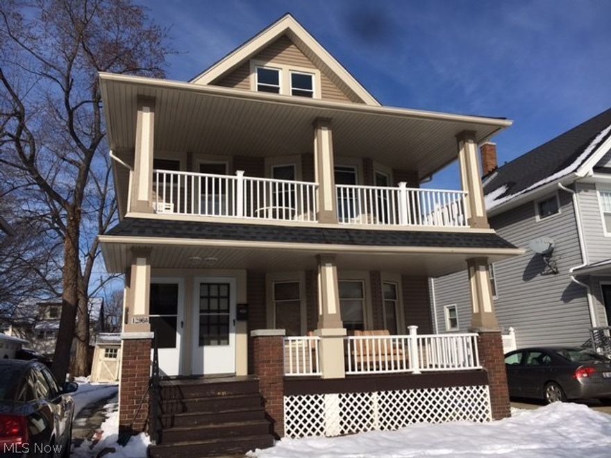 Great income property.  New siding 2 years ago and some newer windows. Decorative fireplace in living room.
