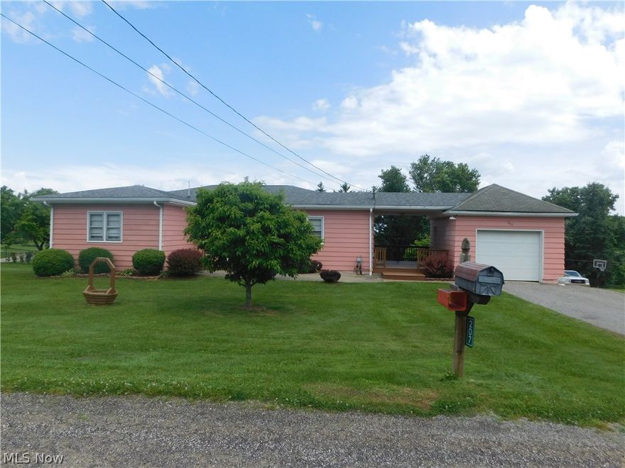 PRICE REDUCED ...MOTIVATED SELLERS on this charming three bedroom home sitting on a beautiful 1/2 acre lot in a desirable location in Wellsburg. Whether just starting out or looking to downsize to that ranch, this is a must see! Home warranty included.