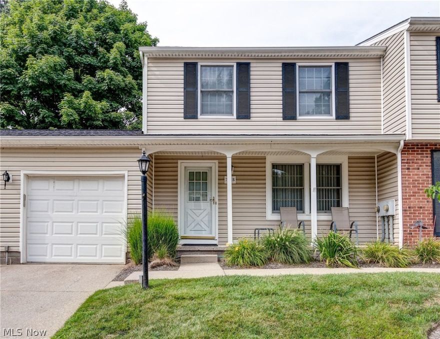 Located close to shopping, parks, and with easy highway access, this 3 bedroom, 2.5 bath townhouse has lots to offer. The main level of this home features a large living room area, a half bath, a dining room, and a spacious kitchen with breakfast bar that opens to the beautiful and private back patio. Upstairs are three large bedrooms and a full bathroom. The master bedroom features a large walk-in closet. The lower level of this home features an additional full bathroom, a workspace that can be used as an additional bedroom, office or storage space, and a large laundry and utility room. Additional features of this home include an attached one car garage, wood floors throughout the living and dining rooms, ceramic tile in the kitchen, and newer siding and gutters (2011). Don't miss seeing this great townhouse!