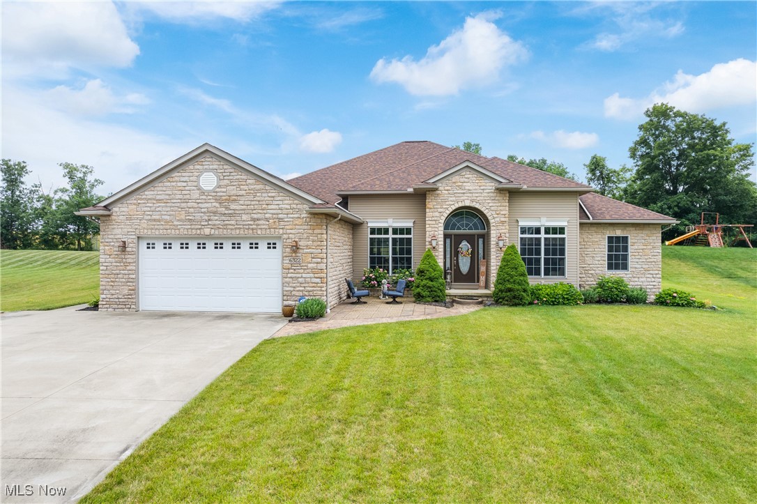 Welcome to this stunning ranch home located in Montville Twp, offering a perfect blend of elegance and comfort! With its flowing floorplan, finished lower level, incredible outdoor living space, and wide driveway, this property is an entertainer’s paradise!
A quaint front patio leads to the grand entry, setting the tone for this open-concept layout featuring high ceilings and thoughtful design throughout.
Entertain in the gracious living room, boasting a vaulted ceiling and a cozy fireplace, flanked by windows.
Host intimate dinner parties in the formal dining room which is encompassed by dramatic pillars and filled with natural light from a large window.
A dedicated first-floor office provides the perfect space for working from home, and could easily be converted into a music room or additional living space.
The kitchen is a chef’s dream with abundant cabinetry, stainless steel appliances, a center island/breakfast bar, and an inviting eating area surrounded by windows.
Retreat to the luxurious, first floor primary suite which features a tray ceiling, walk-in closet, and an ensuite bathroom with double sinks.
Two additional, generous-sized bedrooms and a full bathroom complete the main level.
Downstairs, the finished lower level offers incredible space with a family room, recreation area with a gorgeous wet bar, fitness zone, and full bathroom featuring a relaxing sauna.
Step outside and enjoy the .53-acre yard, perfect for outdoor activities and gardening. This backyard oasis showcases a covered porch, expansive stamped concrete patio w/decorative retaining walls, a covered pavilion with a built-in grill, and a built-in gas fireplace seating area!
Major updates to the home include a new roof (2020) and new HVAC (~2021).
From its grand interior to its impressive lower level, this home is ready to impress! Don’t miss your opportunity to own this beautiful home!