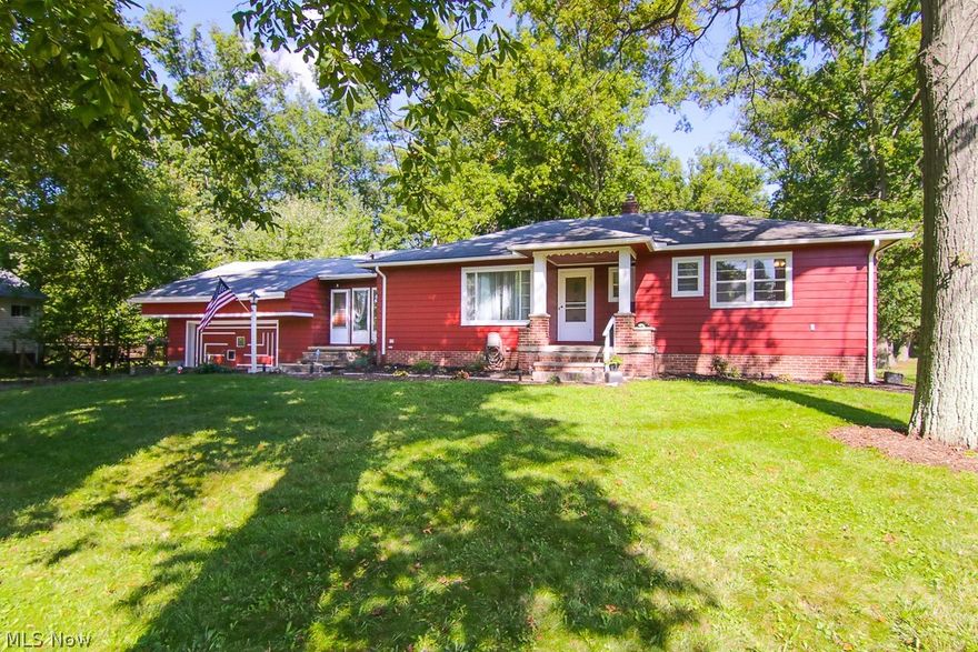 Newly updated Ranch with loads of storage and plenty of room to grow for any family and will be great for large gatherings. This beautiful home is full of character and sits on 4.04 acres with 2 paved driveways for easy access. New updated Kitchen with new cabinets counter tops and stainless steel appliances done in 2018 all stay. The Refrigerator has a built in Keurig coffee maker right in the front door. Some Hardwood floors were sanded and re-stained bringing them back to a nice clean look. New glass-block for all basement windows were installed September 2018. New Central air was added to keep cool in 2018. There is a bonus room on main floor that was used as master bedroom as well as another finished space over the garage. This home has a massive 1634 sqft basement area with loads of storage and new flooring in utility room. New gutters and downspouts done in 2018. New drain lines in the backyard help keep your yard dry.  The Home still has some of its old charm with new updates m