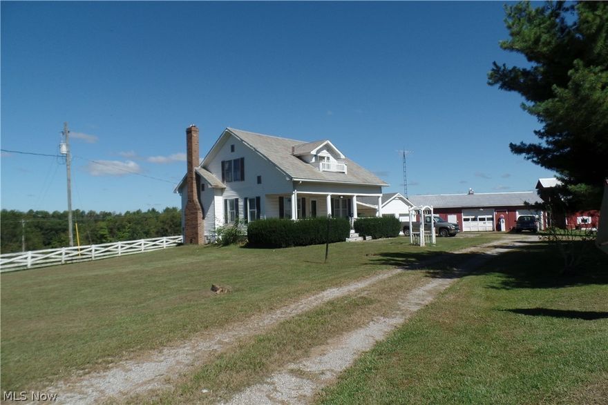 Have you seen those country charmer magazines w/cute farmhouse updates, well this could be that home! This home has so many great features 11.9+ Acres plus a cape cod style home with 1498 square feet  3 bedrooms, 1.5 baths and a 2 car garage plus a 30x50 detached garage and a barn with hay loft and 8 horse stalls.  Pasture for animals a stocked pond are just a few of the thing that will make you fall in love! Too much to mention such as fruit trees, a full basement, a 3 sided, lean-to and the entire property is fenced. Call today to see this amazing location and home!