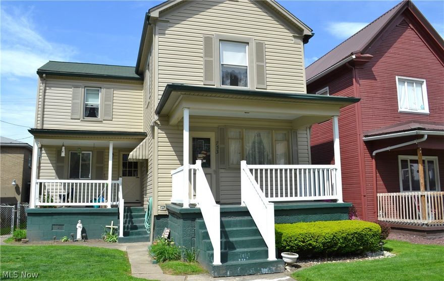 ROOM TO ROAM...in this 3 BR 2 story home in Downtown Follansbee.  Offers a first floor family room, bath and laundry room.  Newer siding, central air and 1 car garage.  Within walking or short driving distance to all conveniences.